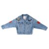 Casual Embroidery Long Sleeve Cotton Denim Fancy Jacket - Image 3