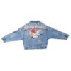 Casual Embroidery Long Sleeve Cotton Denim Fancy Jacket - Image 4