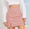Casual Streetwear Slit Bodycon Mini Skirt - Image 2