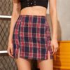 Casual Streetwear Slit Bodycon Mini Skirt - Image 4