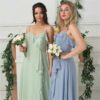 Chiffon Spaghetti Straps Ruffles Evening Party Dress - Image 10