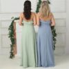 Chiffon Spaghetti Straps Ruffles Evening Party Dress - Image 8