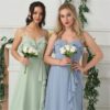 Chiffon Spaghetti Straps Ruffles Evening Party Dress - Image 9