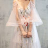 Cold Shoulder Formal Dress With Train - Image 7