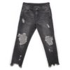 Casual Destroyed Medium Waist Washed Ripped Jeans - Image 3