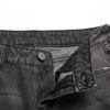 Casual Destroyed Medium Waist Washed Ripped Jeans - Image 4
