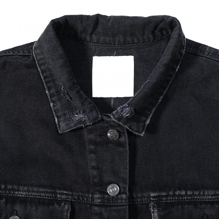 Hot Dots Long Sleeve Denim Jacket - Image 5