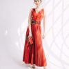 Elegant Designer Runway Sexy Long Dress
