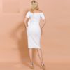 Elegant Knee-length Bodycon Dress - Image 3