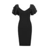 Elegant Ruffles Clubwears Bodycon Party Dress - Image 3