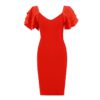 Elegant Ruffles Clubwears Bodycon Party Dress - Image 5