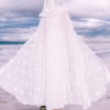 Flowers Layered Chiffon Floor Length Dress - Image 4
