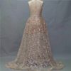 High Neck Glitter Illusion Back Mermaid Evening Dress - Image 7