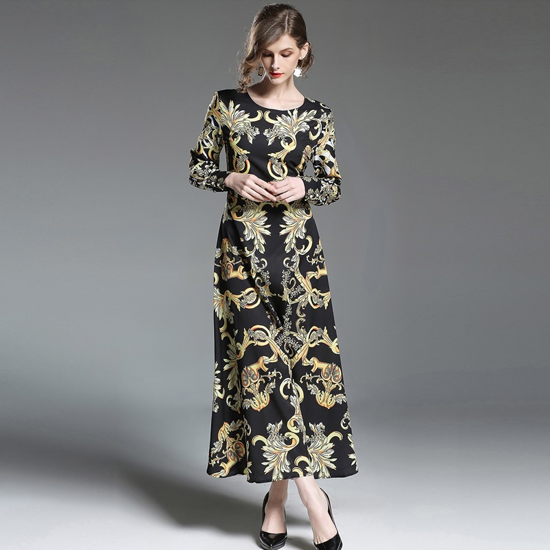 Vintage High Quality Bohemian Office Casual Party Dress - Image 2