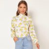 Long Bishop Sleeve Casual Abaya Blouses - Image 5