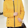 Outerwear Long Sleeves Buttons Hooded Sweatshirt - Image 5