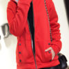 Outerwear Long Sleeves Buttons Hooded Sweatshirt - Image 9