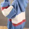 Outerwear Long Sleeves Letters Print Hooded Sweatshirt - Image 4
