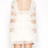 V Neck Lace Long Sleeves Stretch Semi Formal Party Dresses - Image 3