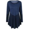 Patchwork Heather Long Sleeve T-Shirt