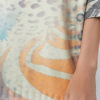 Jewel Neck Crochet Leopard Print Stretch Quality Pullover Sweater - Image 4