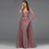 Sequined Sparkle Long Sleeve Beading Evening Gowns - Image 2