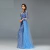Sequined Sparkle Long Sleeve Beading Evening Gowns - Image 7