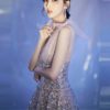 Sequins Mesh Embroidery Ball Gown Dress - Image 3