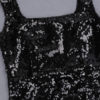 Square Neck Sequins Sleeveless Knotted Semi Formal Party Dresses - Image 10