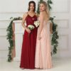 Sexy Criss Cross Spaghetti Straps Chiffon Evening Dress - Image 7
