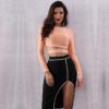 Sexy Hollow Out O-Neck Celebrity Evening Party Short Top - Image 2
