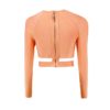 Sexy Hollow Out O-Neck Celebrity Evening Party Short Top - Image 6