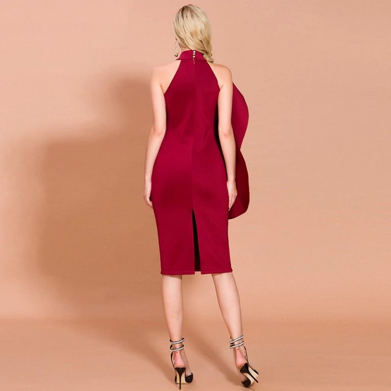 Sexy O Neck Off Shoulder Ruffles Dresses - Image 5