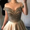 Sexy Off Shoulder Beading A-line Evening Dress - Image 9