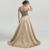 Sexy Off Shoulder Beading A-line Evening Dress - Image 2