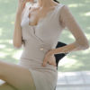 Sexy V Neck Zipper Bodycon Dresses - Image 2