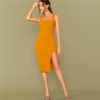 Sleeveless Sexy Thick Strap Night Out Bodycon Dress