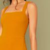 Sleeveless Sexy Thick Strap Night Out Bodycon Dress - Image 3