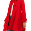 Stand Collar Pockets Retro Wrap Coat - Image 6