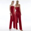 Strapless Elegant Bow Rompers Jumpsuit