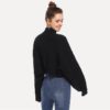 Streetwear Long Sleeve Casual Crop Boxy Ladies Sweaters - Image 2