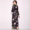Vestidos O-Neck Vintage Party Maxi Dresses - Image 6