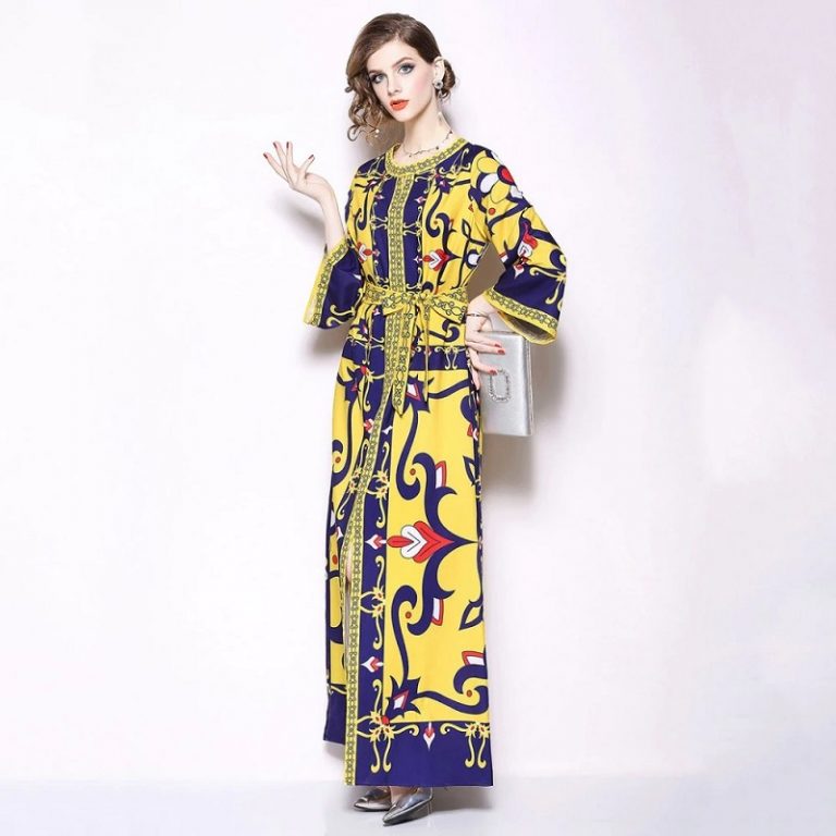 Vintage Elegant Vestido Long Party Maxi Dress - Image 3