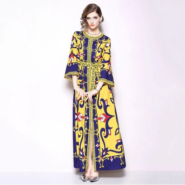 Vintage Elegant Vestido Long Party Maxi Dress - Image 5