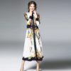 Vintage Turn-down Collar Ankle-Length Streetwear long dress - Image 3