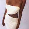 Straps Neck Zipper Sleeveless Semi Formal Party Dresses - Image 8