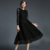 A-Line Lace Office Lady Party Dress - Image 3