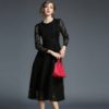 A-Line Lace Office Lady Party Dress - Image 5