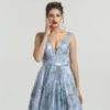 Beaded Lace Formal Evening Prom Party Gown - Image 7