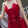Beautiful A Line Knee Length Square Neck Flowers Social Cocktail Party Dresses - Image 6
